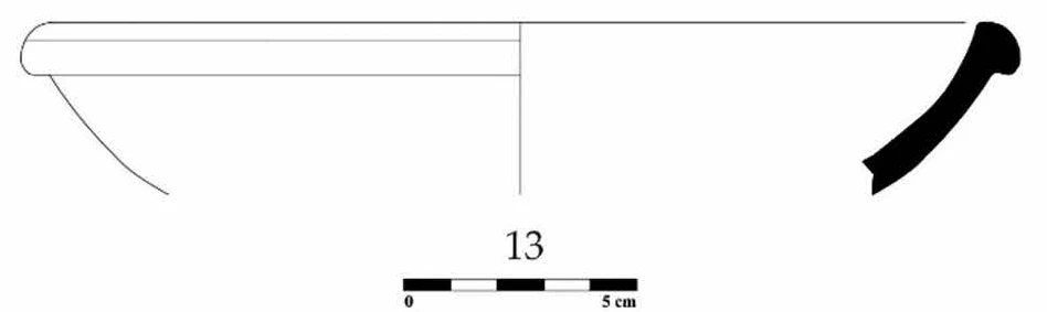 Roman Period Ceramic #932 technical drawing