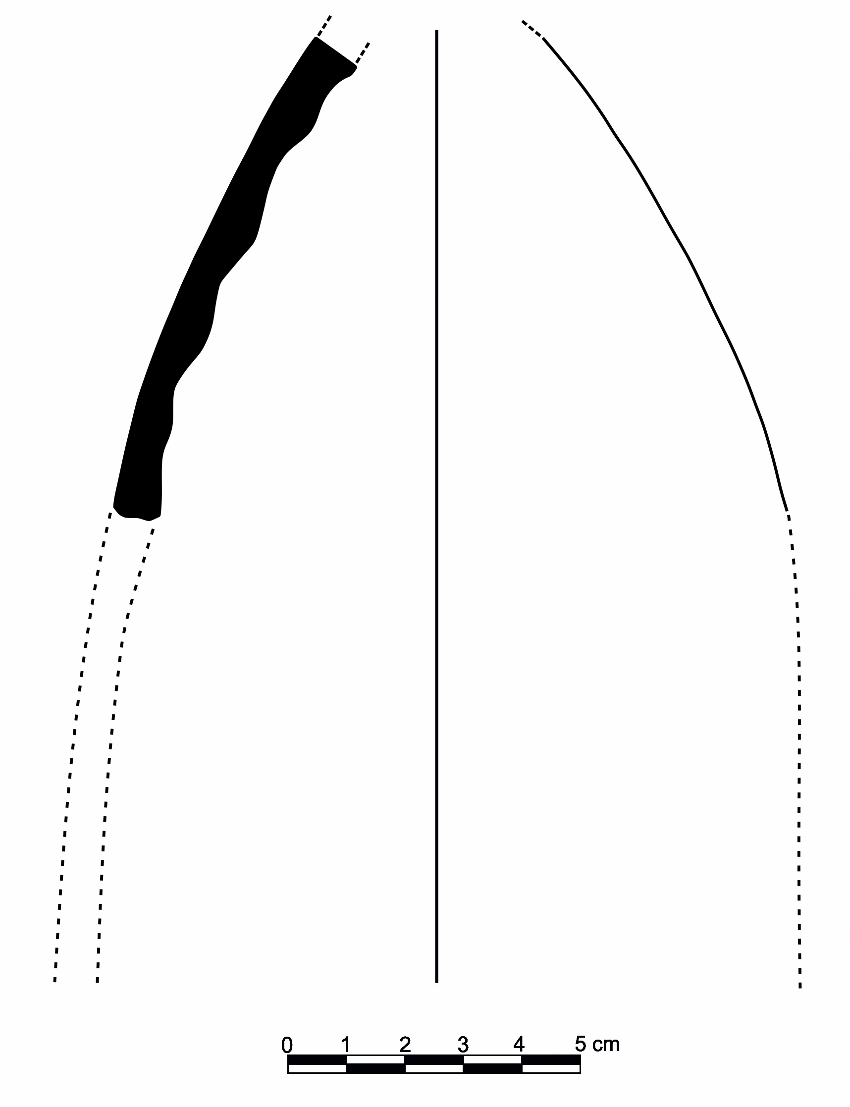 Roman Period Ceramic #2435 technical drawing