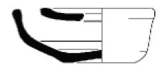 Hellenistic Period Ceramic #2072 technical drawing
