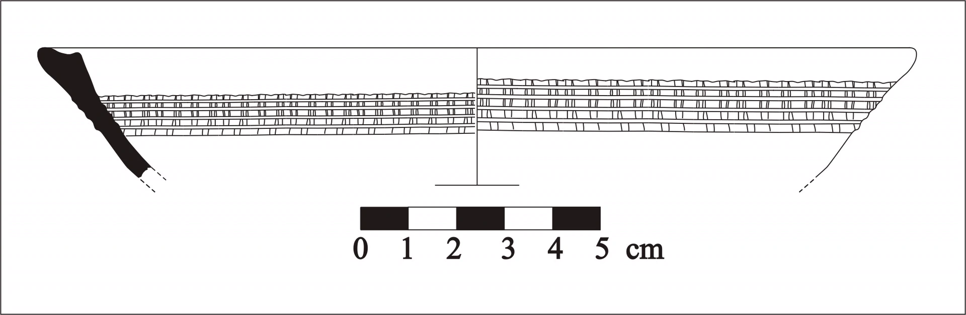 Roman Period Ceramic #643 technical drawing
