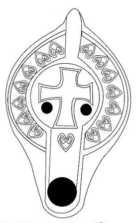 Roman Period Ceramic #1648 technical drawing