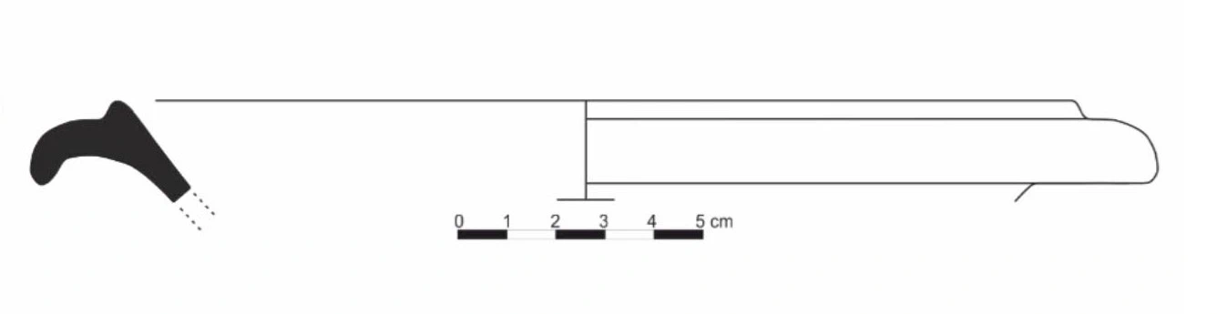 Roman Period Ceramic #2595 technical drawing
