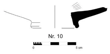 Hellenistic Period Ceramic #2186 technical drawing