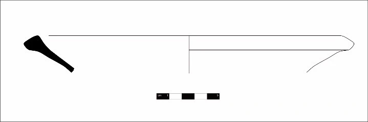 Roman Period Ceramic #1417 technical drawing