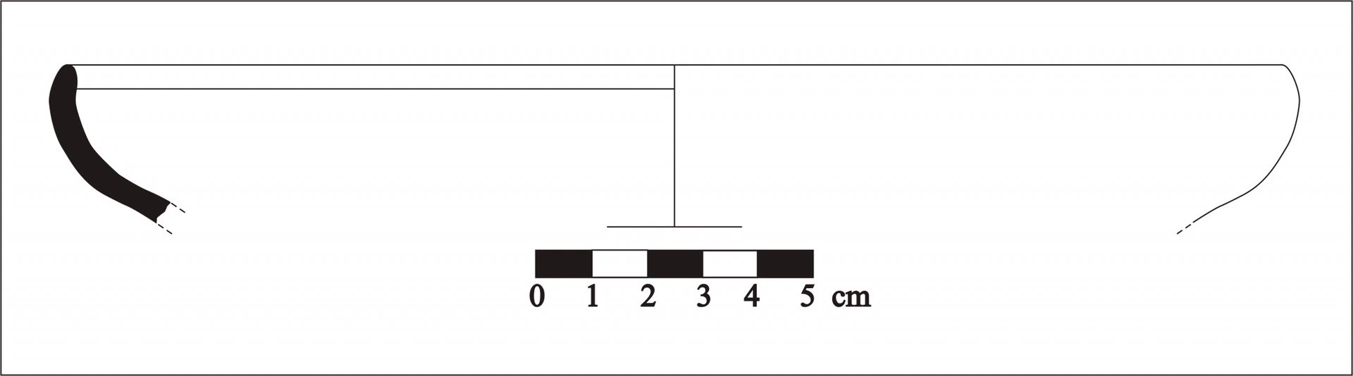 Roman Period Ceramic #706 technical drawing