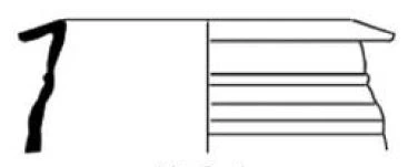 Roman Period Ceramic #2212 technical drawing