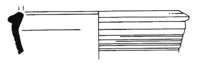 Roman Period Ceramic #1734 technical drawing