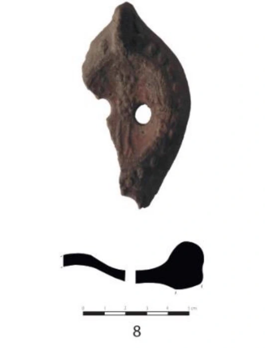 Roman Period Ceramic #2824 technical drawing
