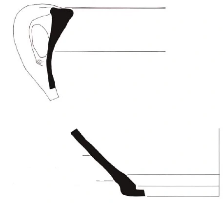 Roman Period Ceramic #1783 technical drawing