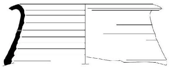 Roman Period Ceramic #2039 technical drawing