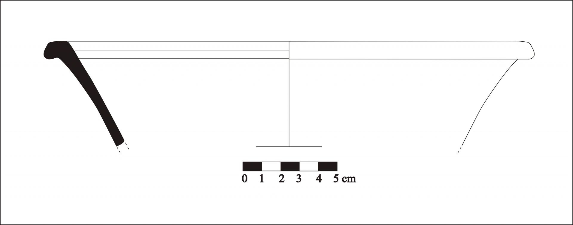 Roman Period Ceramic #493 technical drawing