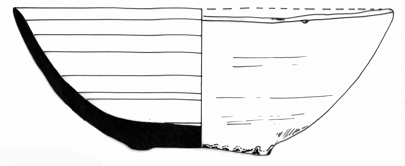 Classical Period Ceramic #2485 technical drawing