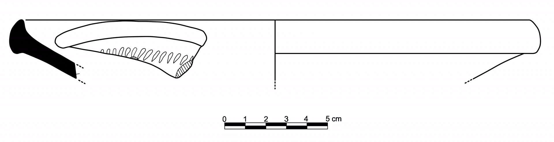 Roman Period Ceramic #2389 technical drawing