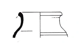 Roman Period Ceramic #1737 technical drawing
