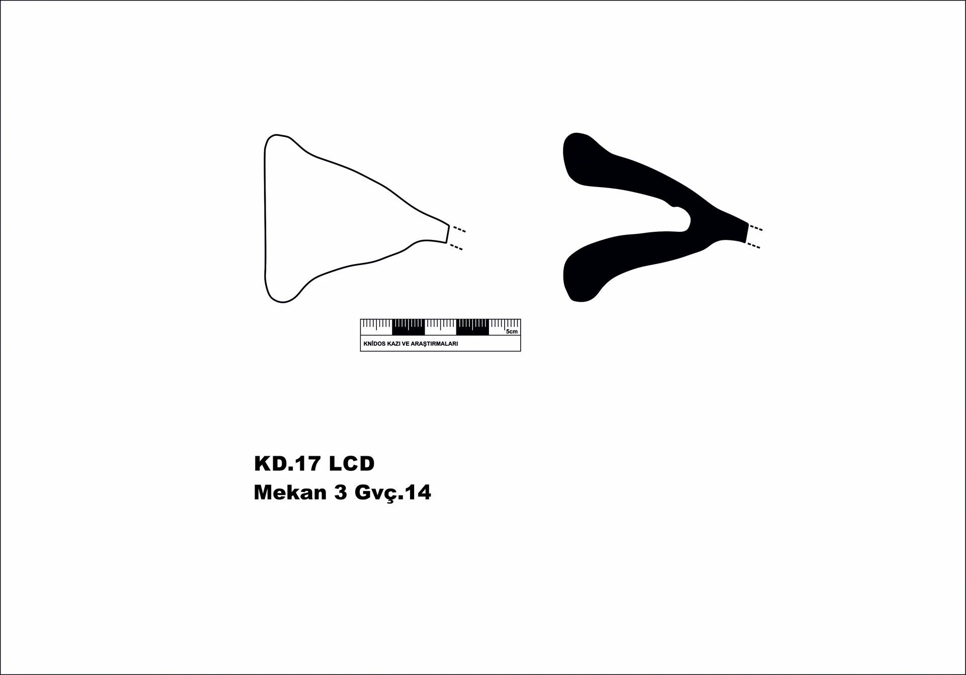 Roman Period Ceramic #2120 technical drawing