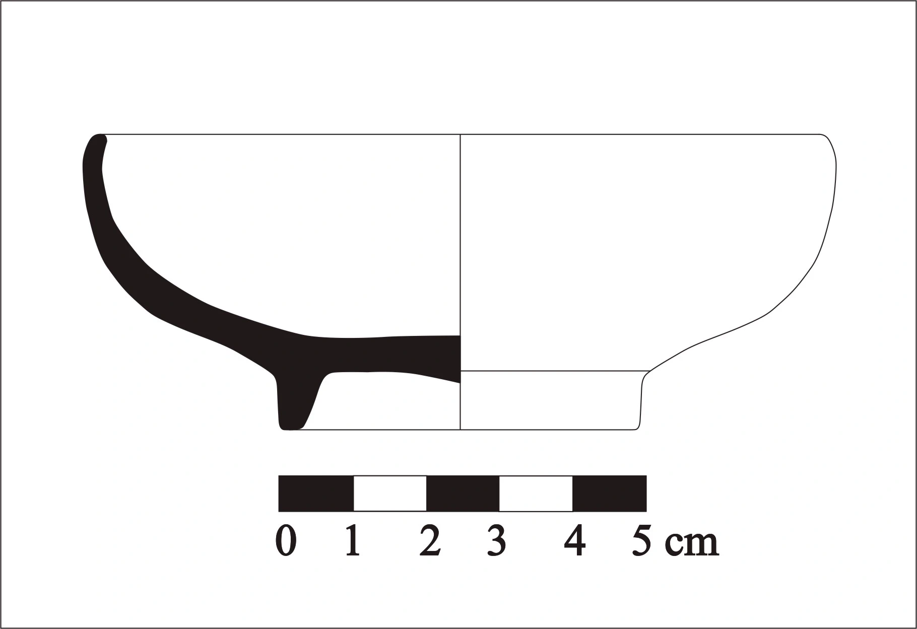Roman Period Ceramic #548 technical drawing