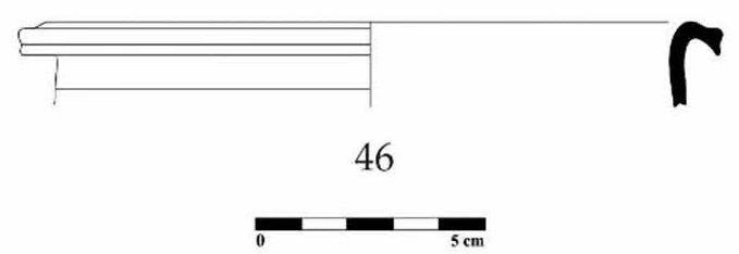 Roman Period Ceramic #965 technical drawing