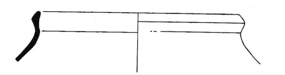 Roman Period Ceramic #1718 technical drawing