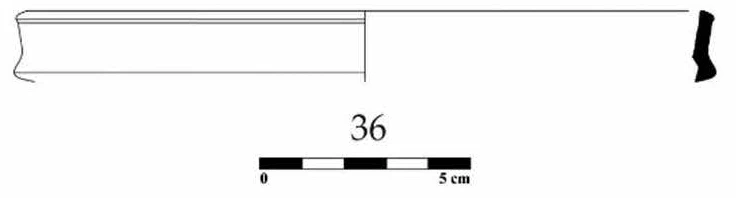 Roman Period Ceramic #955 technical drawing