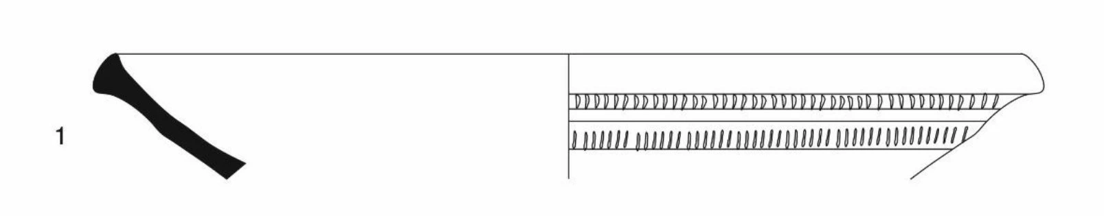 Roman Period Ceramic #2857 technical drawing