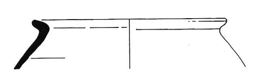 Roman Period Ceramic #1679 technical drawing