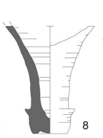 Roman Period Ceramic #2837 technical drawing