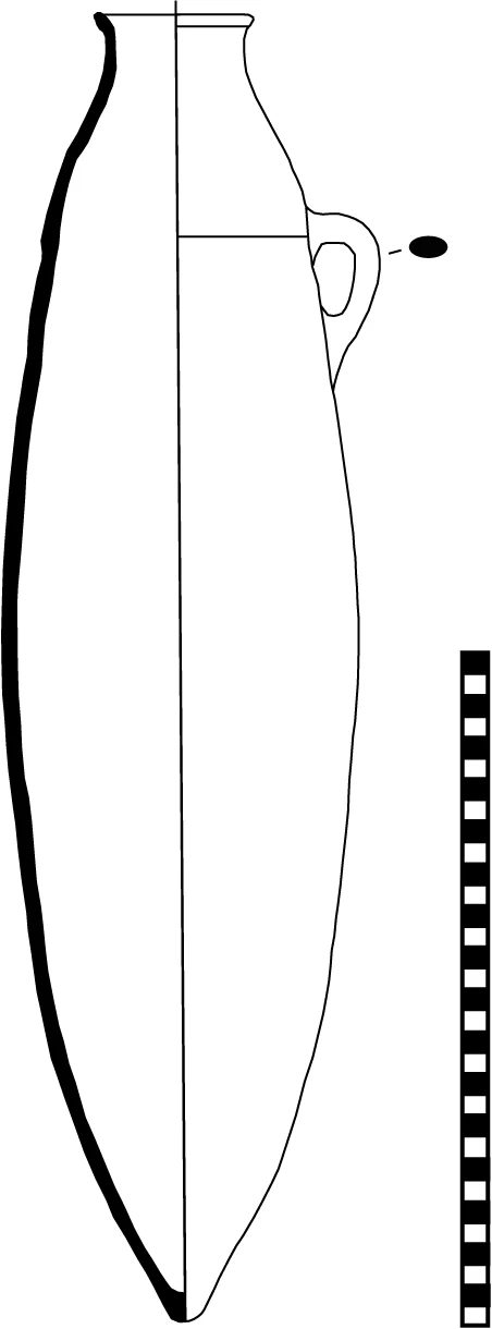 Classical Period Ceramic #2476 technical drawing