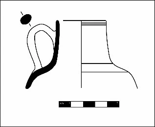 Roman Period Ceramic #1456 technical drawing