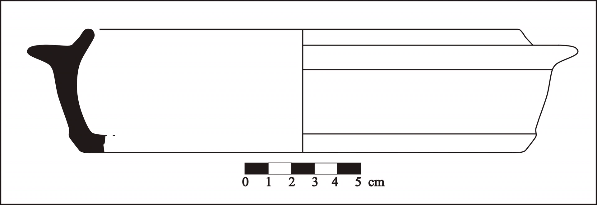 Roman Period Ceramic #867 technical drawing