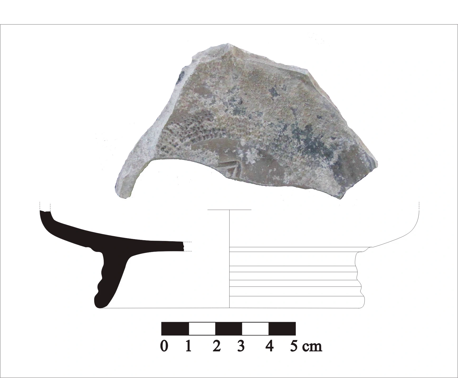 Roman Period Ceramic #574 technical drawing