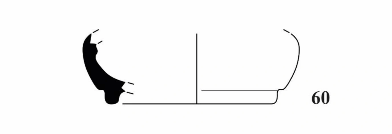 Roman Period Ceramic #2810 technical drawing