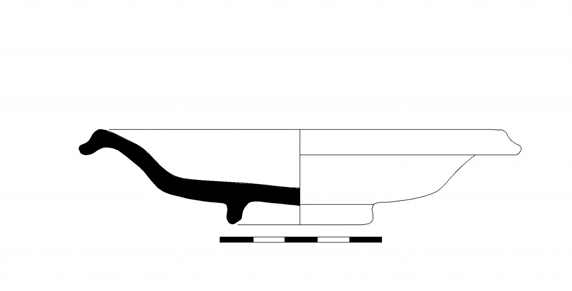 Roman Period Ceramic #2728 technical drawing