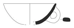 Bronze Age Ceramic #1850 technical drawing