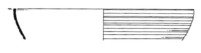 Roman Period Ceramic #1730 technical drawing