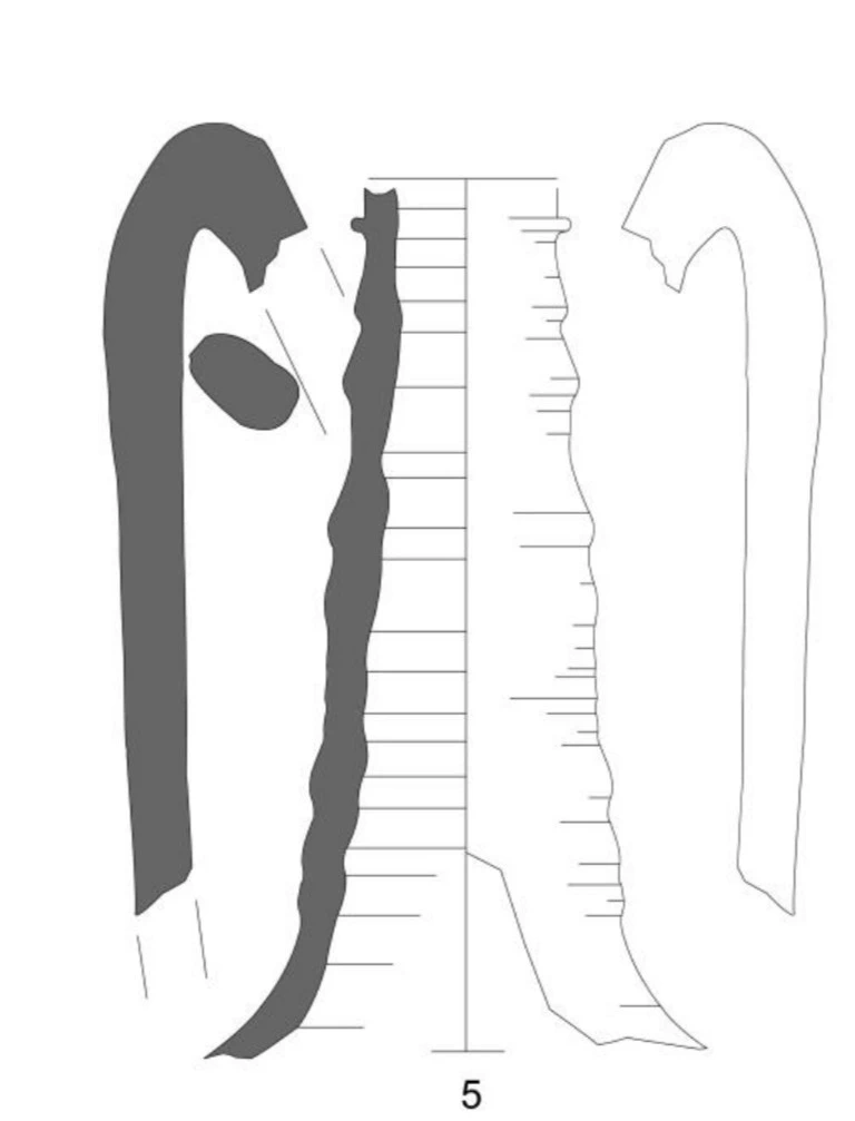 Roman Period Ceramic #2834 technical drawing