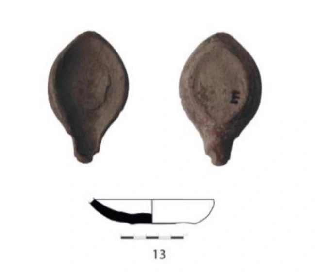 Roman Period Ceramic #2829 technical drawing