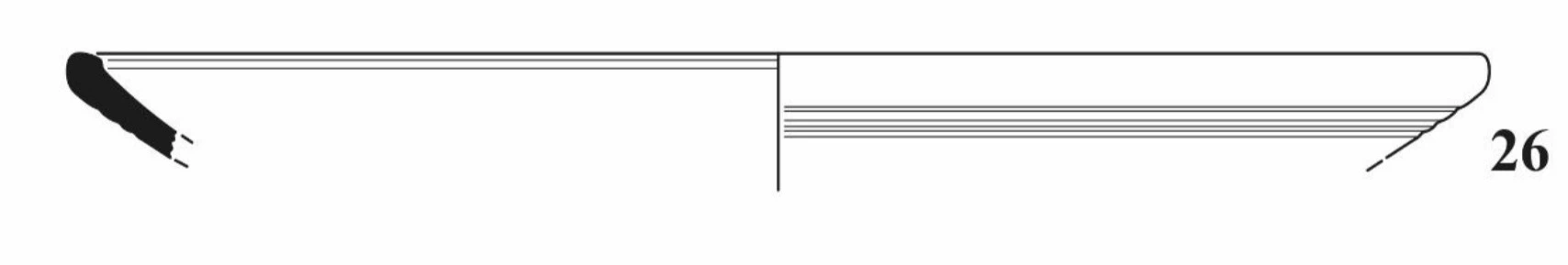 Roman Period Ceramic #2776 technical drawing