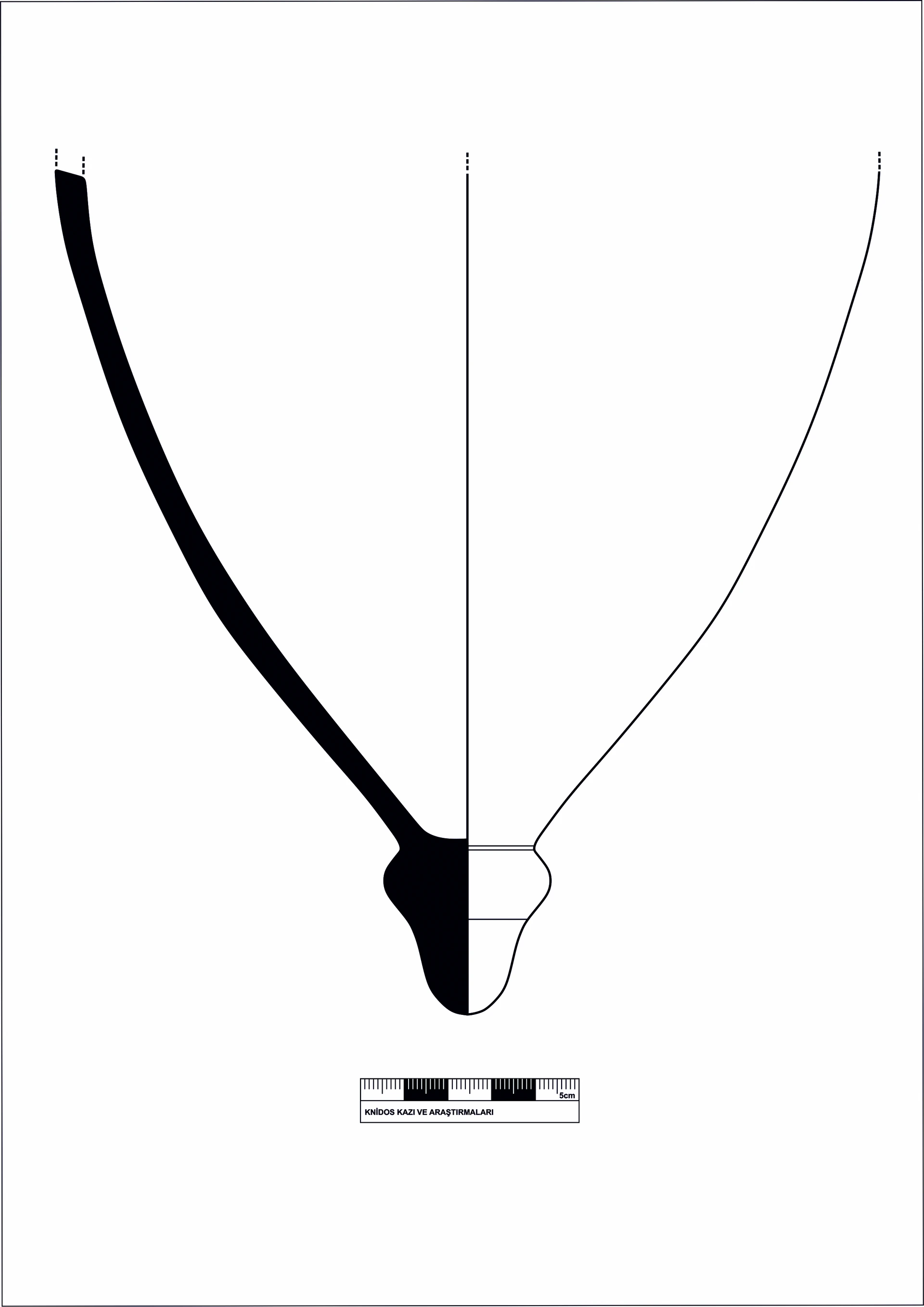 Hellenistic Period Ceramic #2150 technical drawing