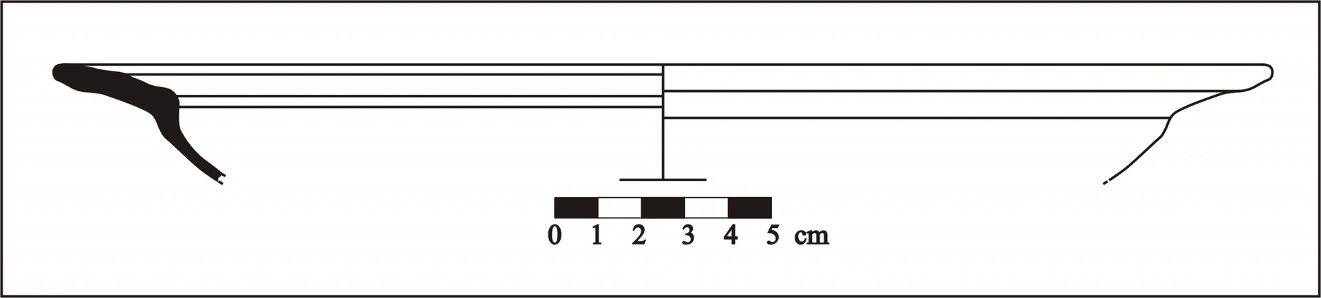 Roman Period Ceramic #744 technical drawing