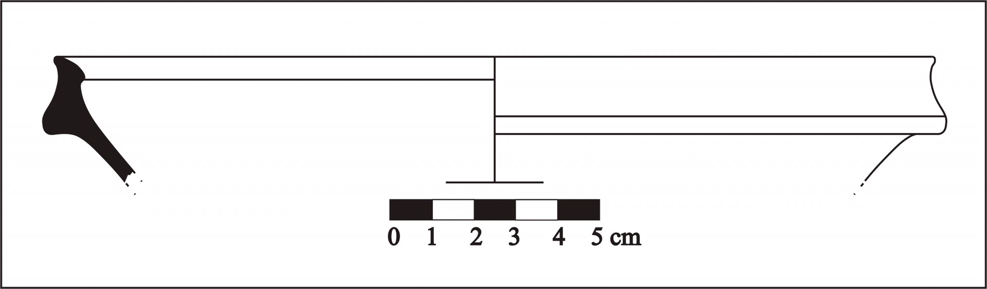 Roman Period Ceramic #750 technical drawing