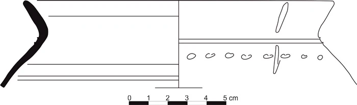 Roman Period Ceramic #798 technical drawing