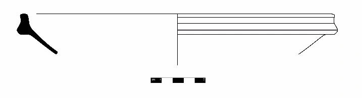 Roman Period Ceramic #1469 technical drawing