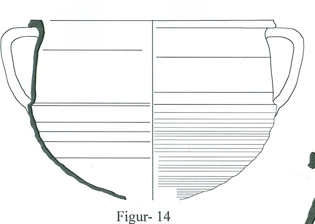 Roman Period Ceramic #2256 technical drawing