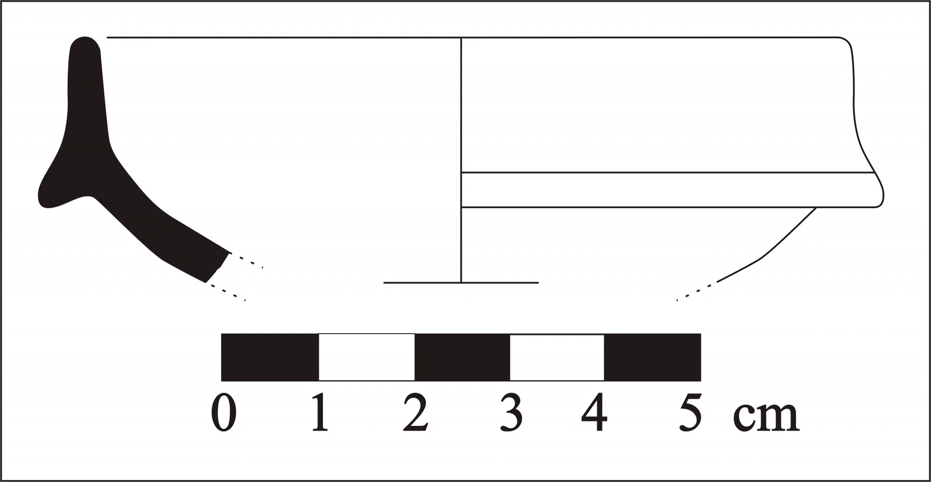 Roman Period Ceramic #512 technical drawing