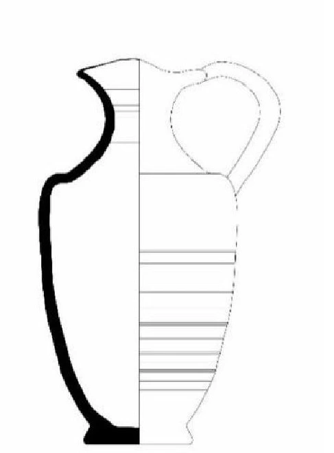 Roman Period Ceramic #2580 technical drawing