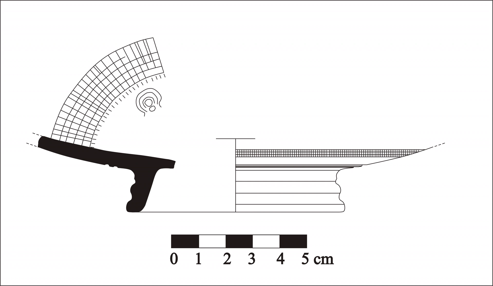 Roman Period Ceramic #679 technical drawing