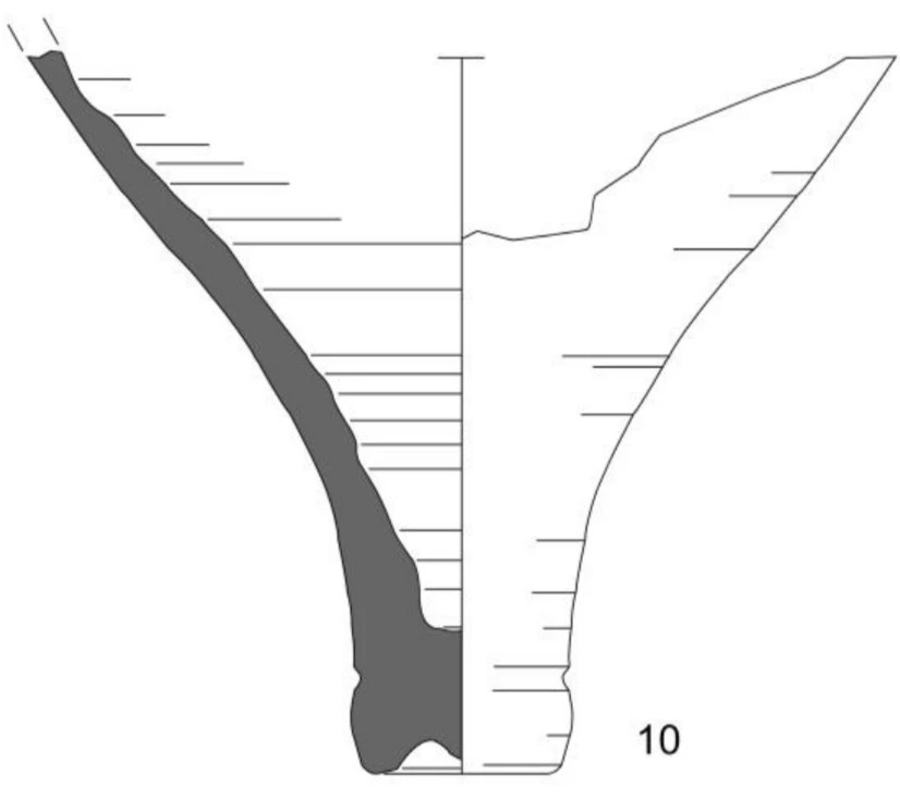 Roman Period Ceramic #2839 technical drawing