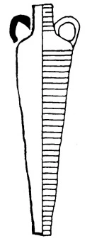 Roman Period Ceramic #1666 technical drawing