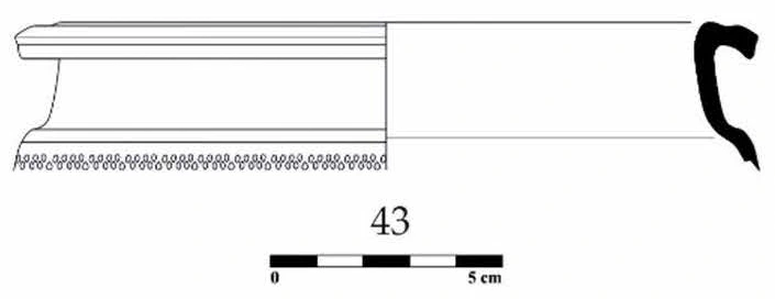 Roman Period Ceramic #962 technical drawing