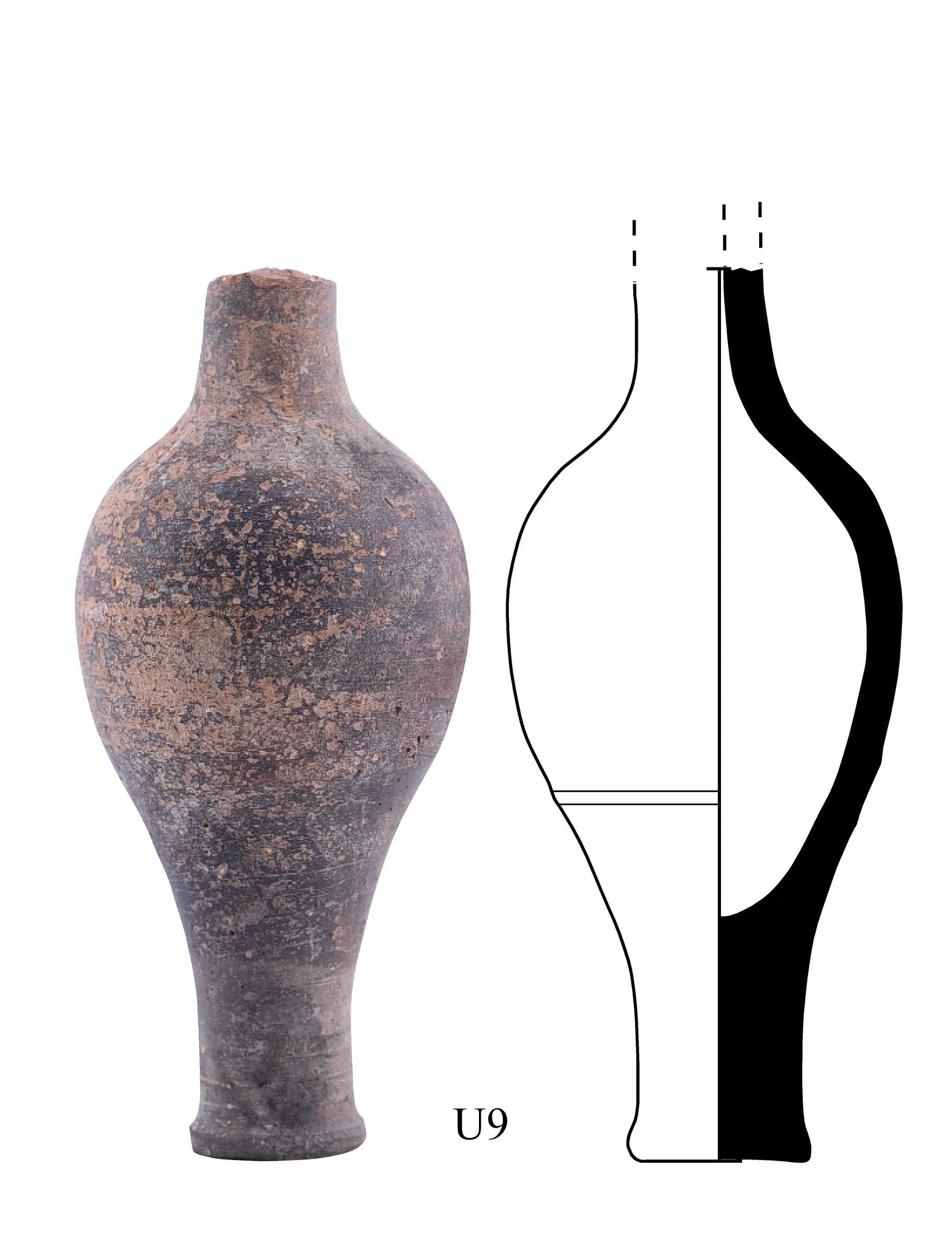 Hellenistic Period Ceramic #2530 technical drawing